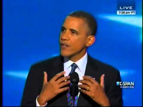 President Barack Obama (@BarackObama) Full DNC 2012 Speech [VIDEO]