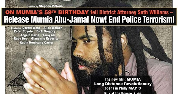 Spread The Word for Rally to Free Mumia Abu Jamal April 24 in Philly