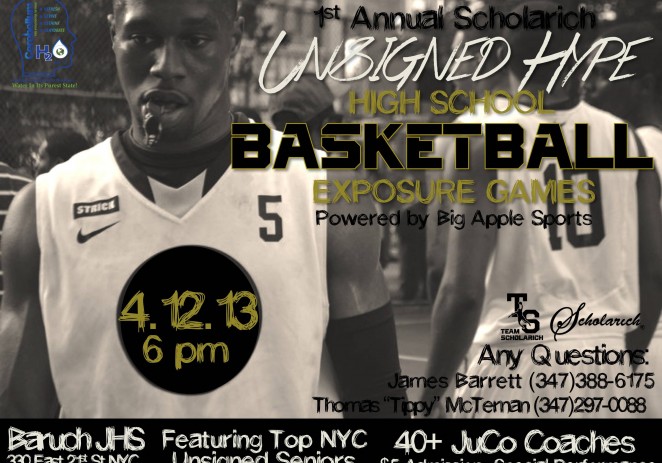 [EVENT] @ScholarichLife x @Nike x @CerebellumH2O Present: #UnsignedHype High School Basketball Exposure Games