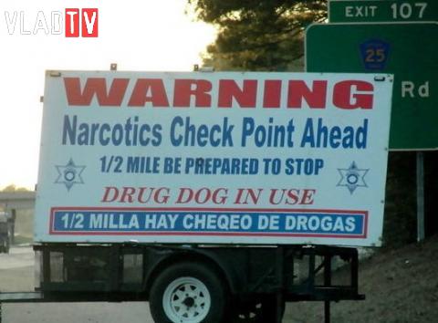 FYI: There’s No Such Thing As A Narcotics Check Point
