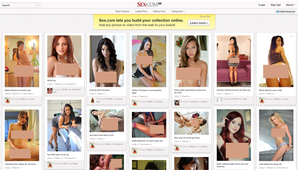 Sex.com Looks Exactly Like Pinterest…But Its Full Of Naked White Women