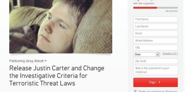 19-year-old Justin Carter Could Face 10 Years In Jail For A Facebook Comment