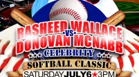 [PHOTOS] Rasheed Wallace Vs Donovan McNabb Celebrity Softball Classic (By @FreshFlickz)