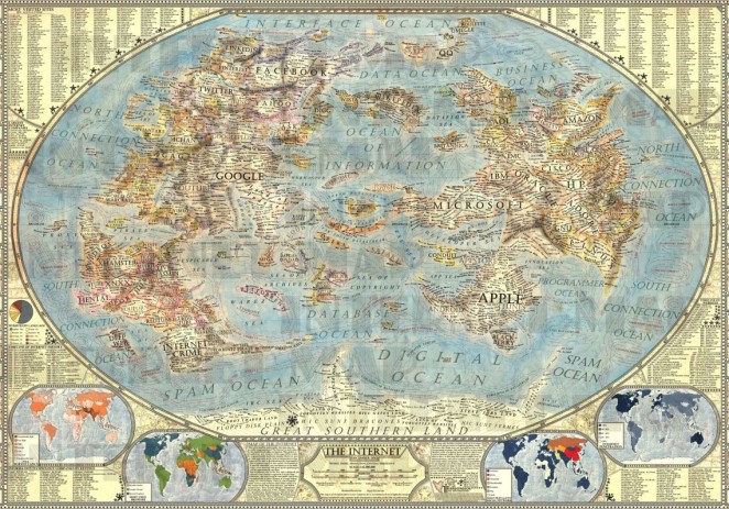 This Mythical Map Of The Internet Is Brilliant