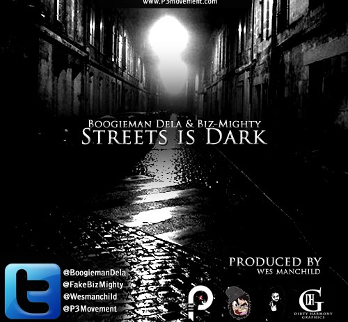 BoogieMan Dela (@Boogiemandela) x Biz Mighty (@FakeBizmighty) – Streets Is Dark
