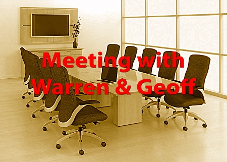 Meeting with Warren & Geoff – A Short Story By: Eric Blair