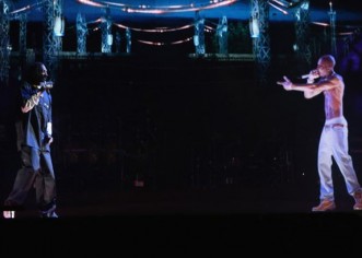 #TupacBack? Life-like Tupac Hologram Creates Mass Hysteria At Coachella Concert [Video]