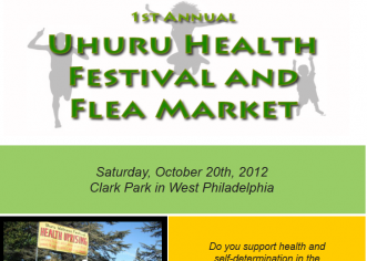 [EVENT] Uhuru Health Festival Kick-off Meeting Tonight